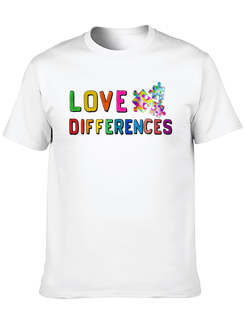 Love Differences Autism Awareness T-Shirt
