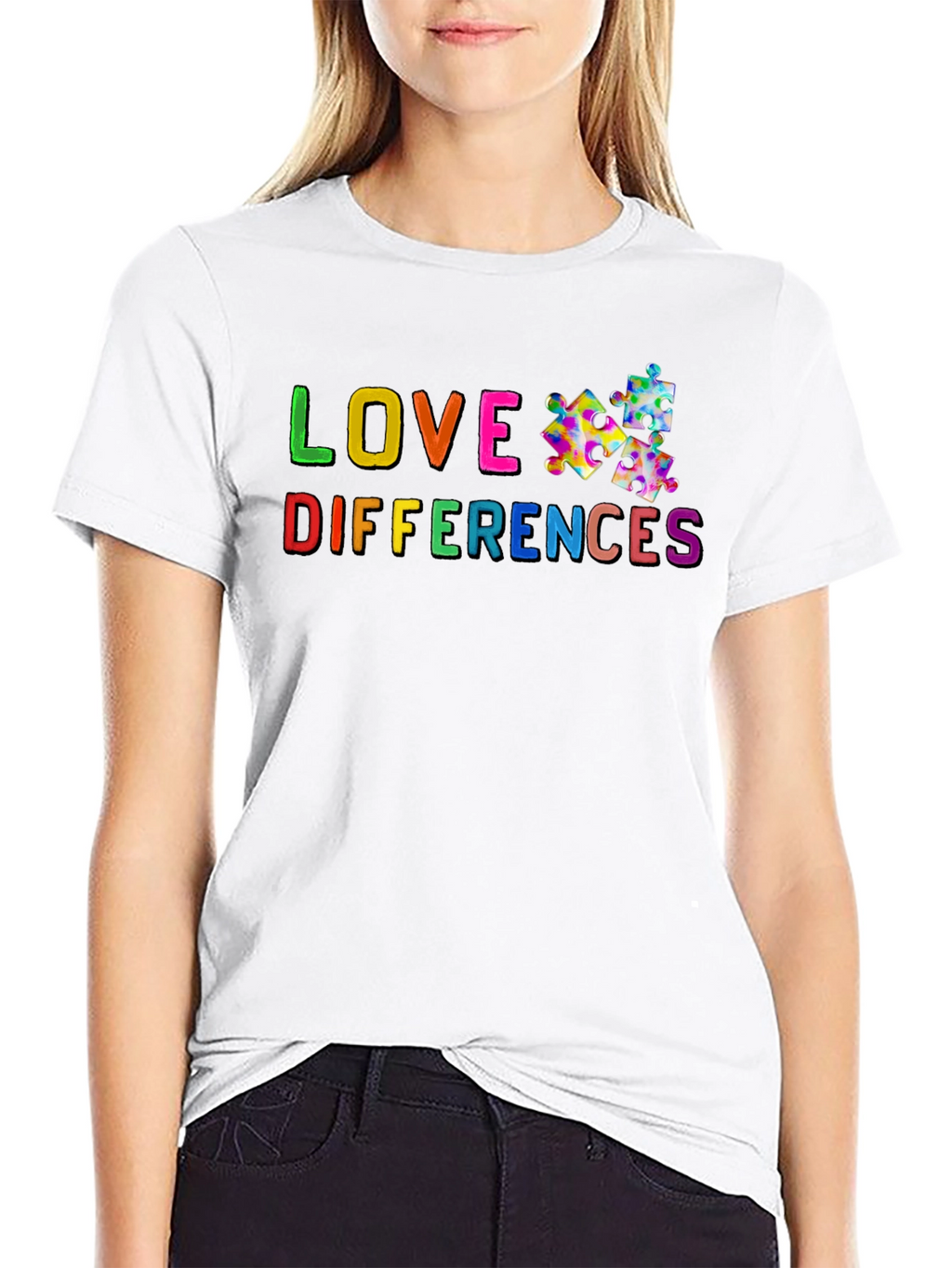 Love Differences Autism Awareness T-Shirt