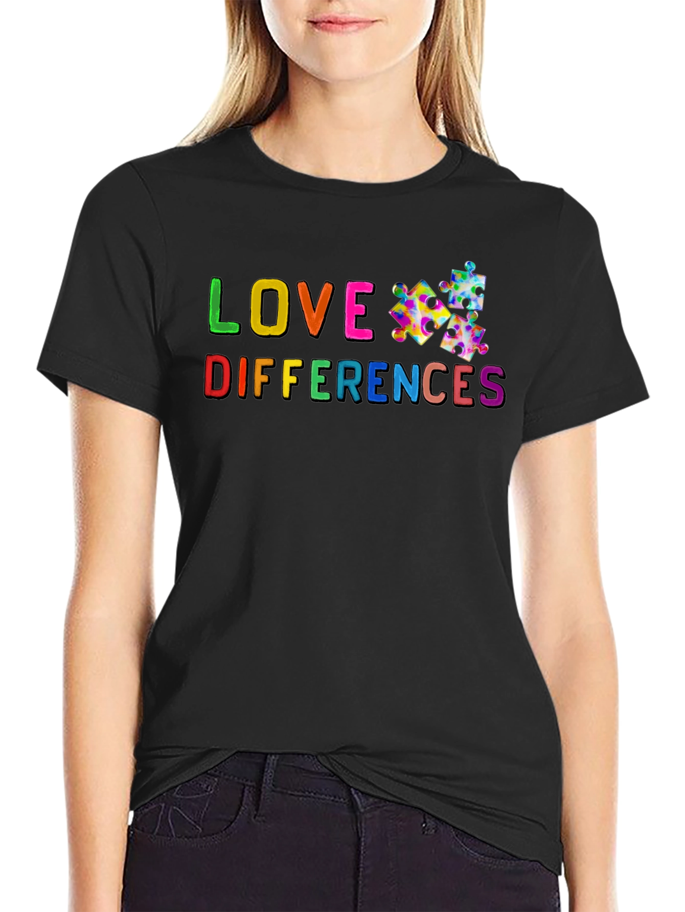 Love Differences Autism Awareness T-Shirt
