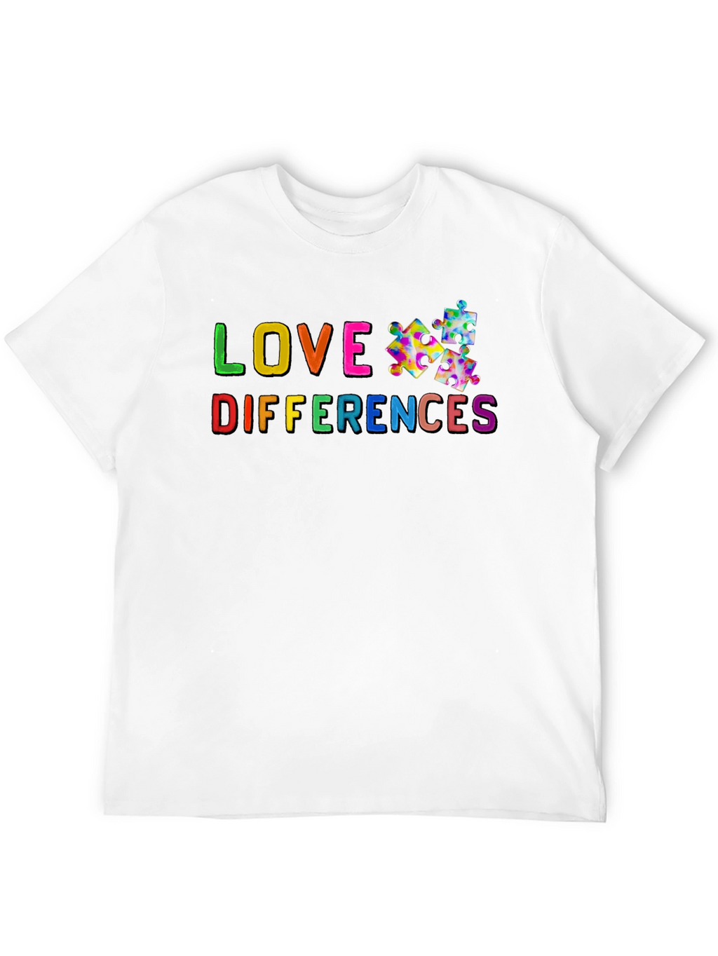 Love Differences Autism Awareness T-Shirt