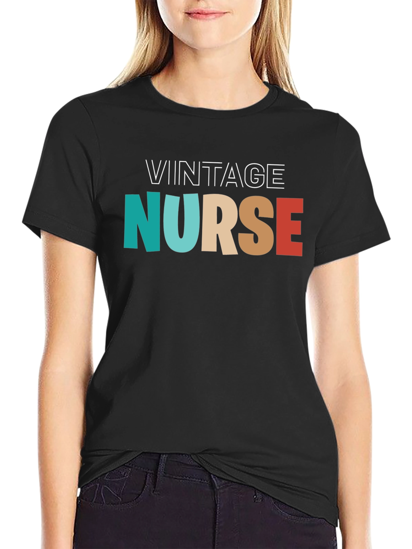 Vintage Nurse T-Shirt - Retro Style Medical Apparel