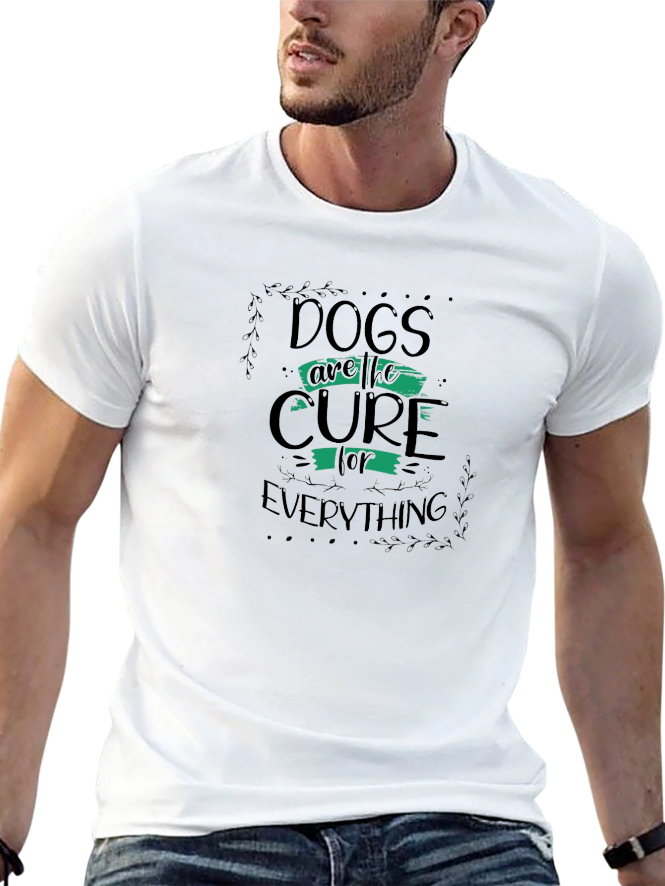 Dogs Are The Cure Graphic T-Shirt
