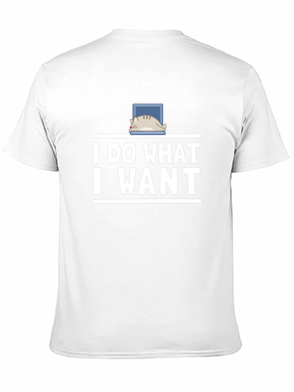 I Do What I Want Cat Laptop T-Shirt