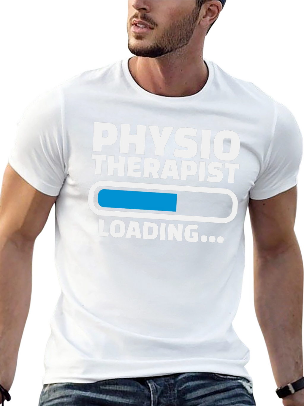 Physio Therapist Loading Graphic T-Shirt