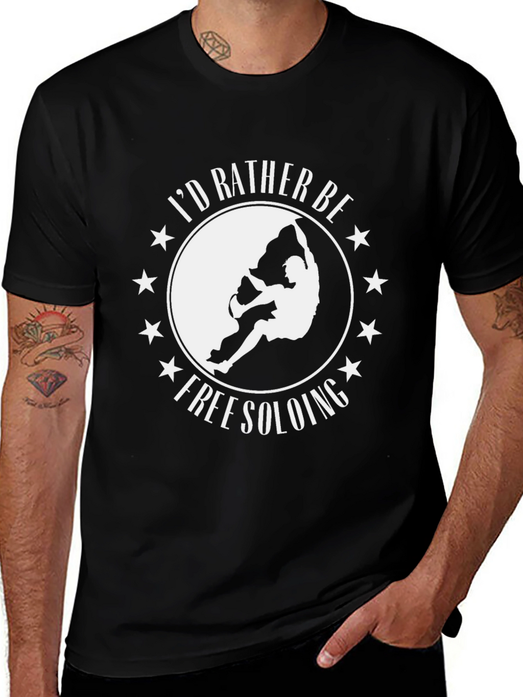 Free Soloing T-Shirt - Rock Climbing Apparel