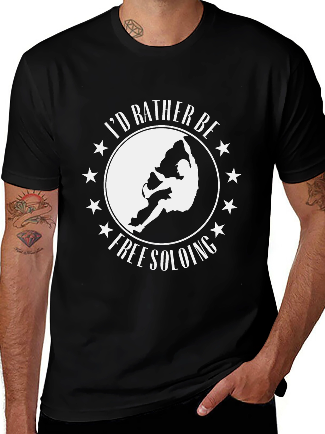 Free Soloing T-Shirt - Rock Climbing Apparel