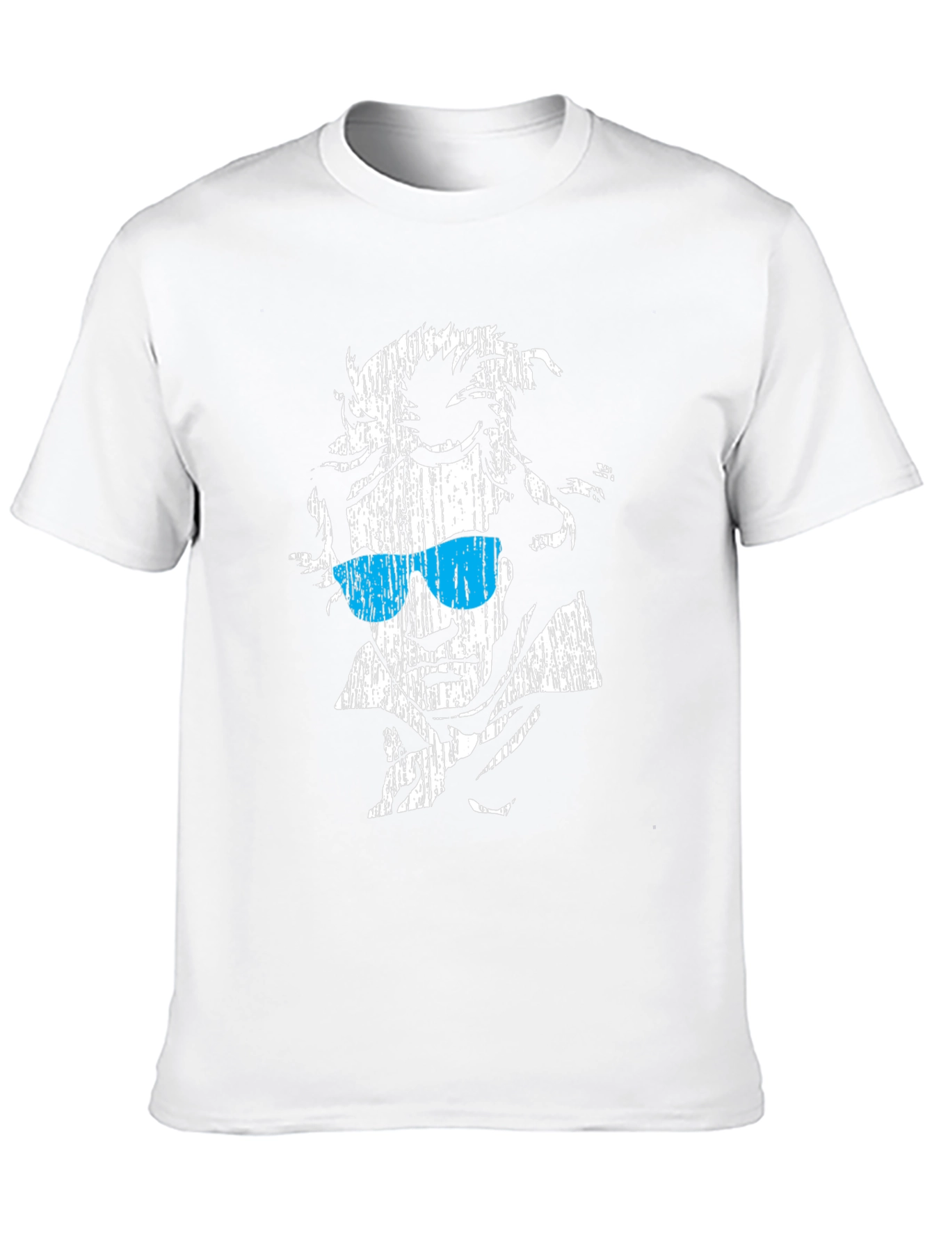 Cool Beethoven Graphic Print Black T-Shirt