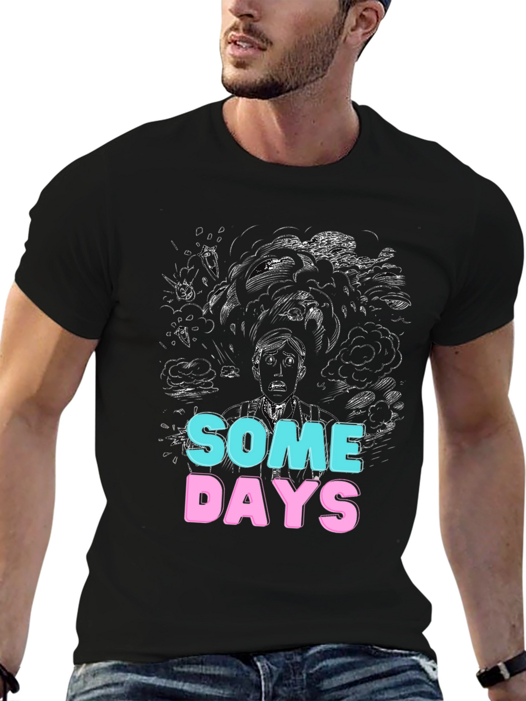 Some Days Graphic Tee - Unique Design