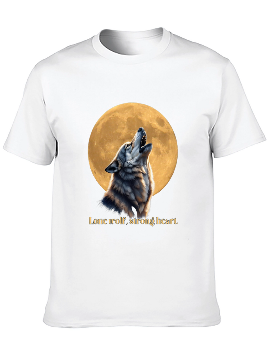 Lone Wolf Strong Heart T-Shirt