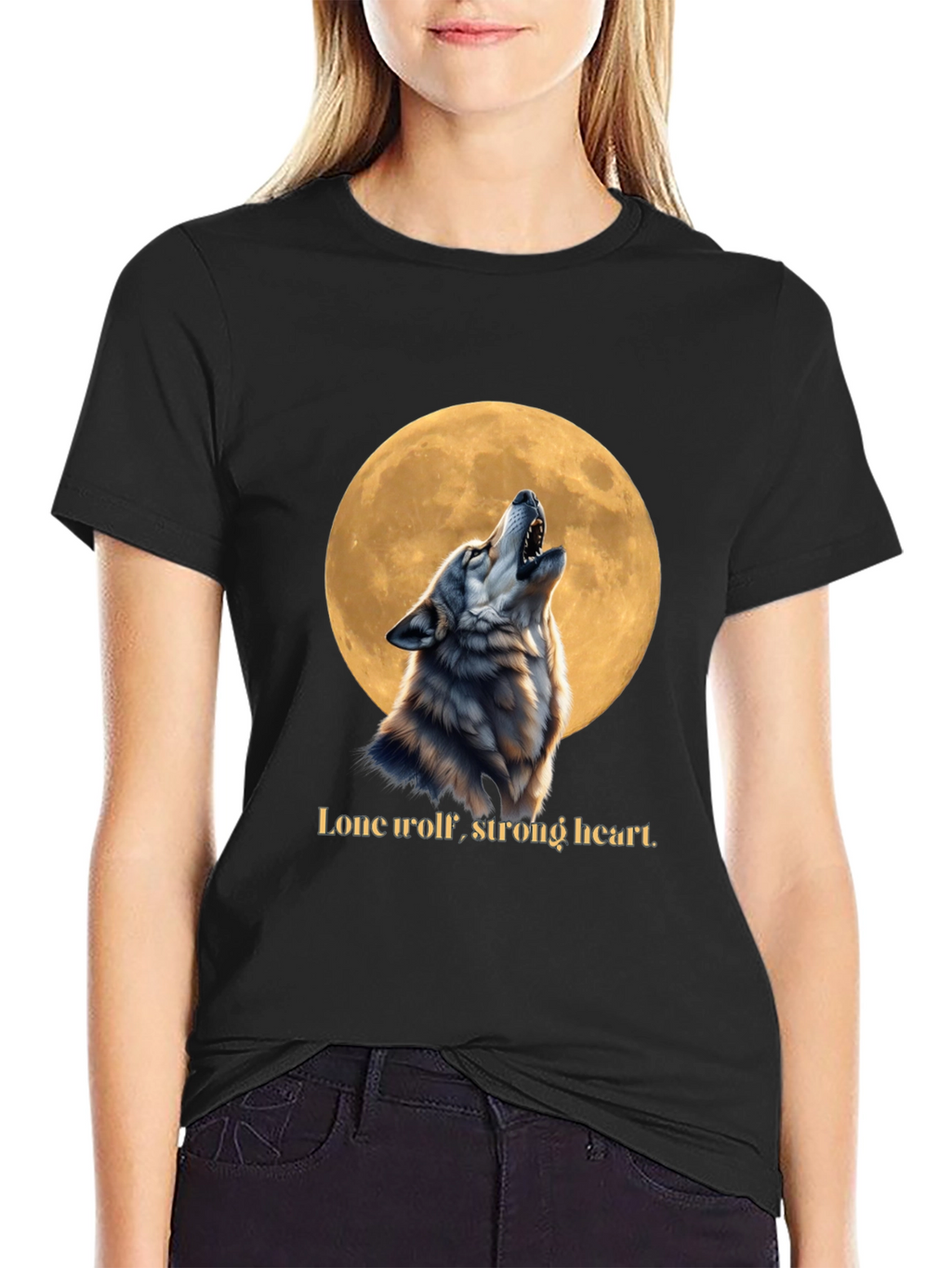 Lone Wolf Strong Heart T-Shirt