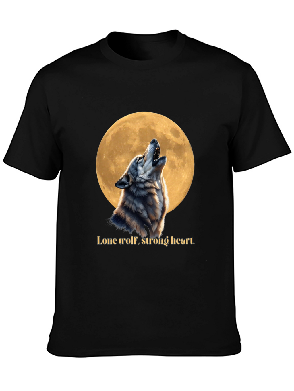Lone Wolf Strong Heart T-Shirt