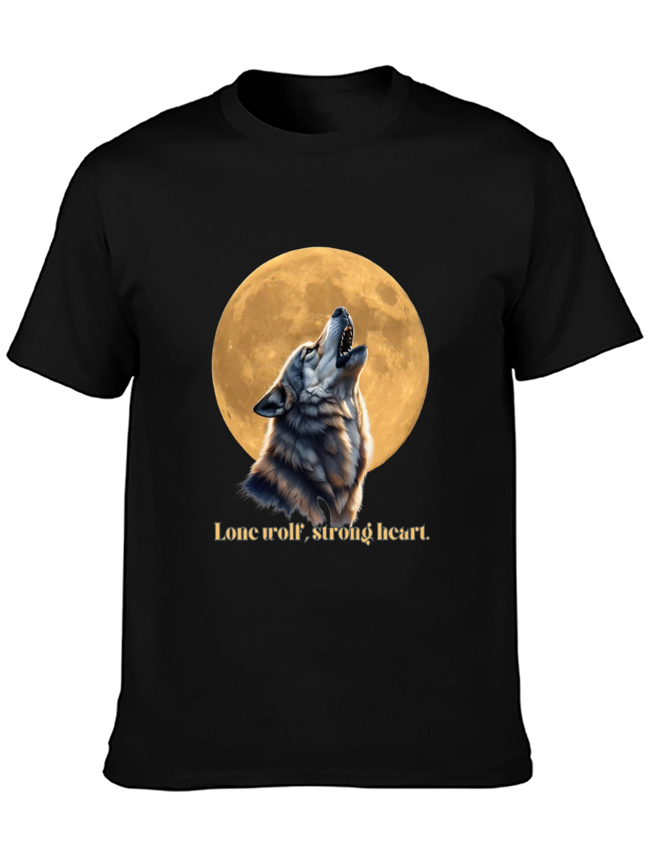 Lone Wolf Strong Heart T-Shirt