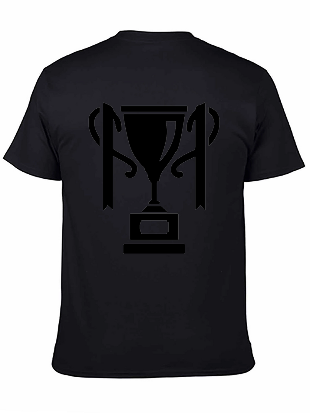 Trophy Graphic Tee - Mens Premium Black T-Shirt