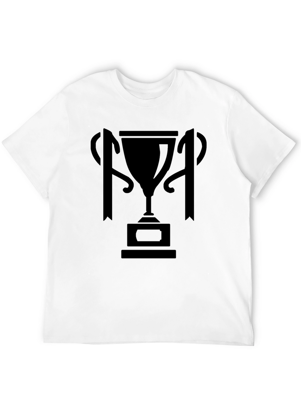 Trophy Graphic Tee - Mens Premium Black T-Shirt