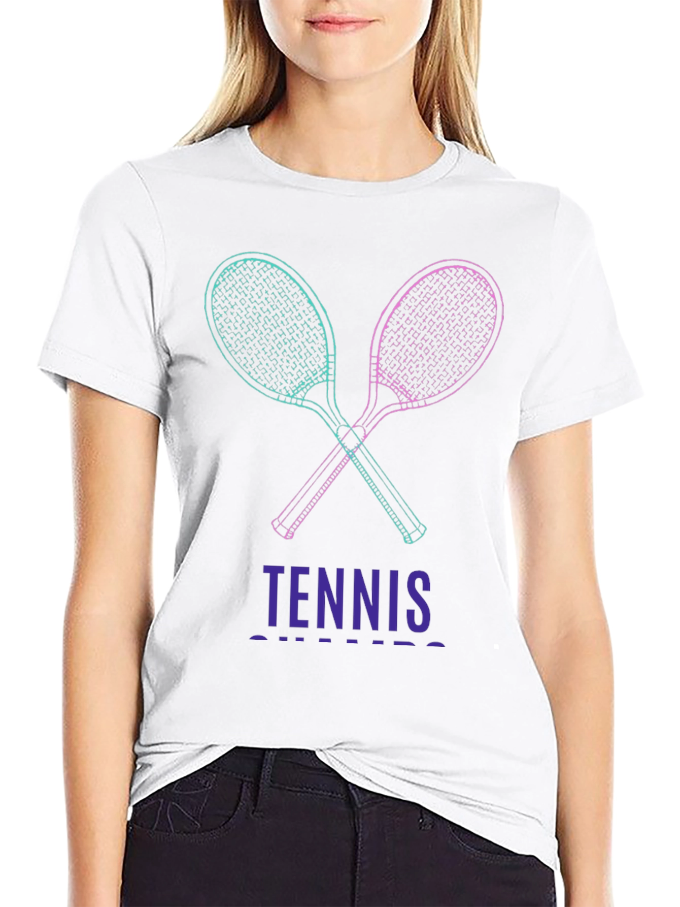 Tennis Racquet Graphic T-Shirt