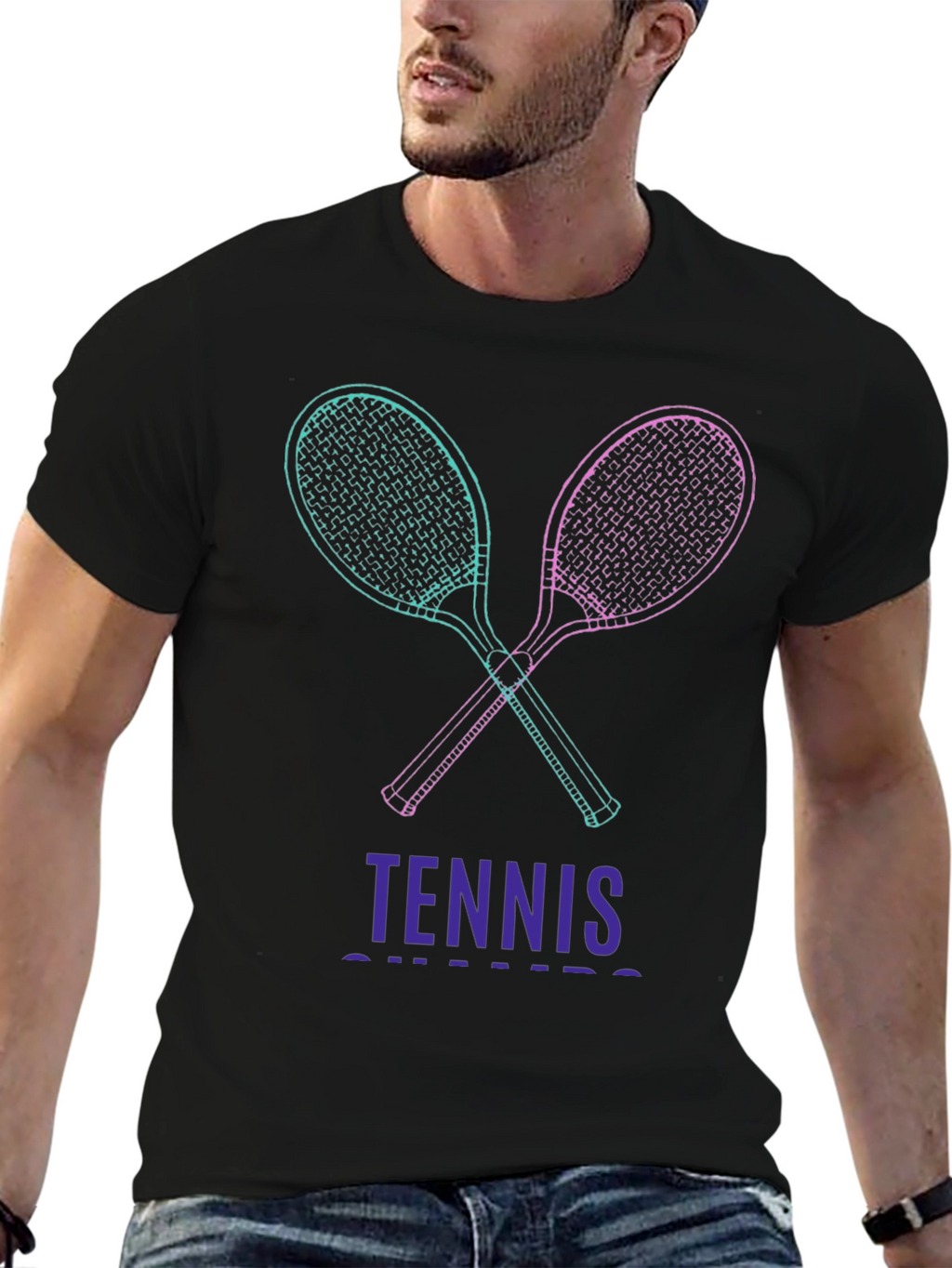 Tennis Racquet Graphic T-Shirt