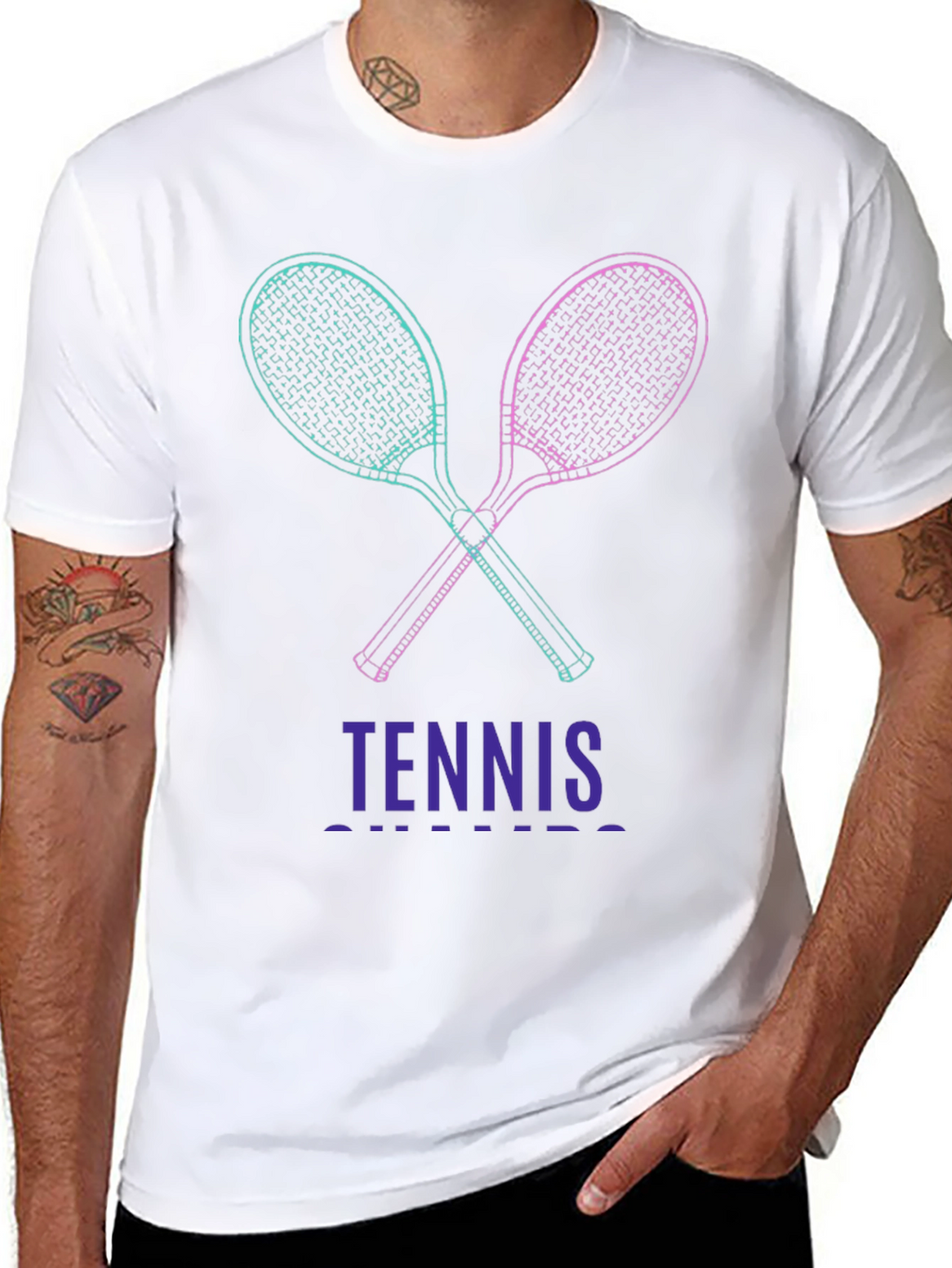 Tennis Racquet Graphic T-Shirt