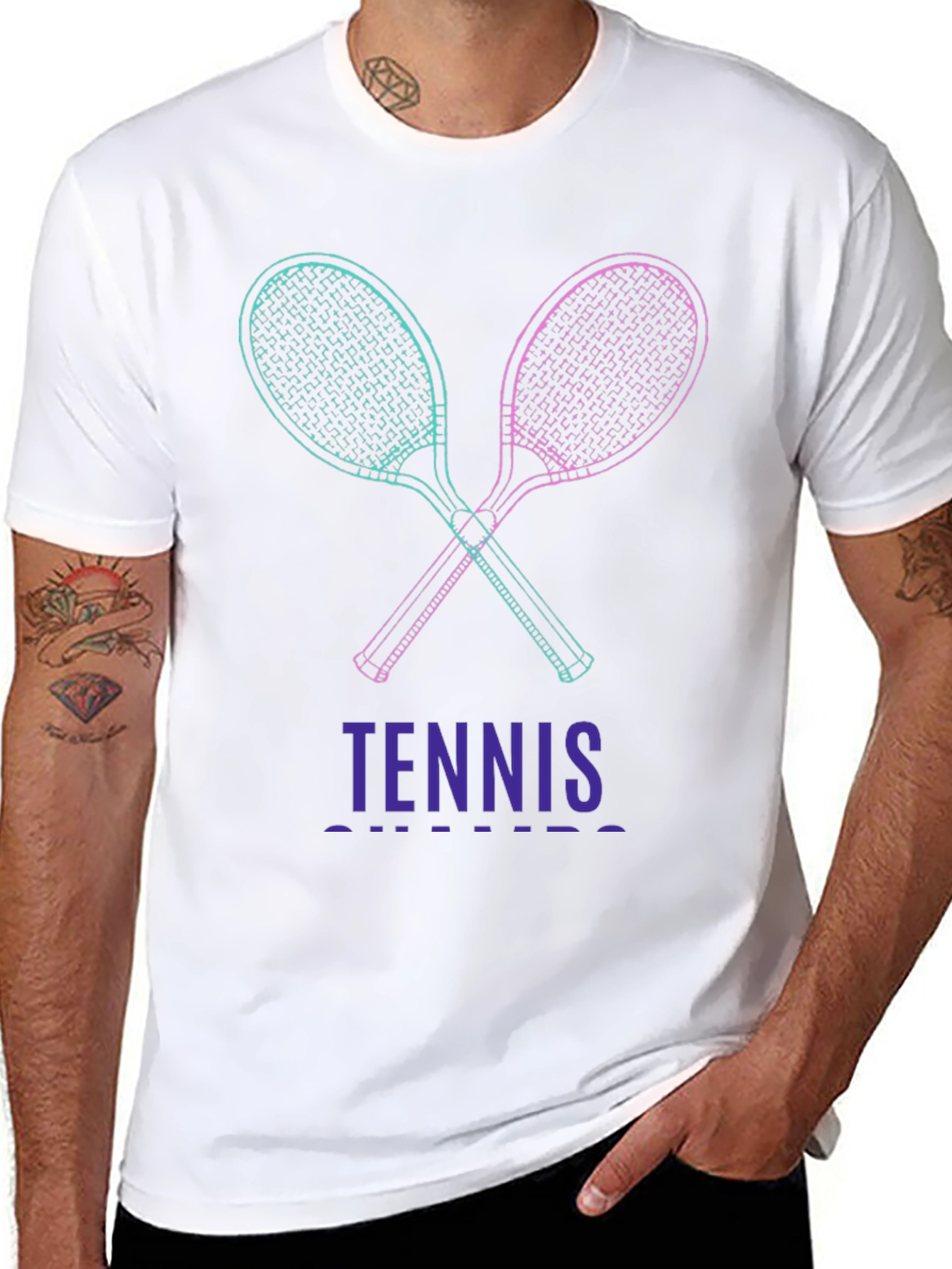Tennis Racquet Graphic T-Shirt