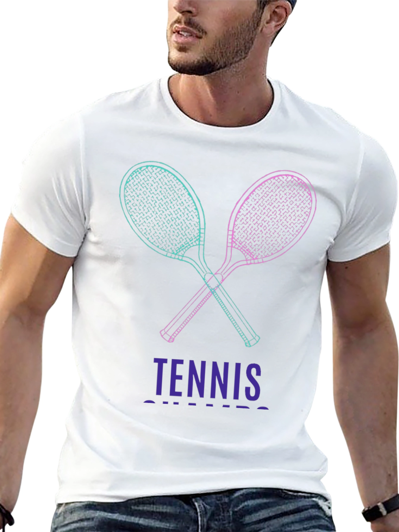 Tennis Racquet Graphic T-Shirt