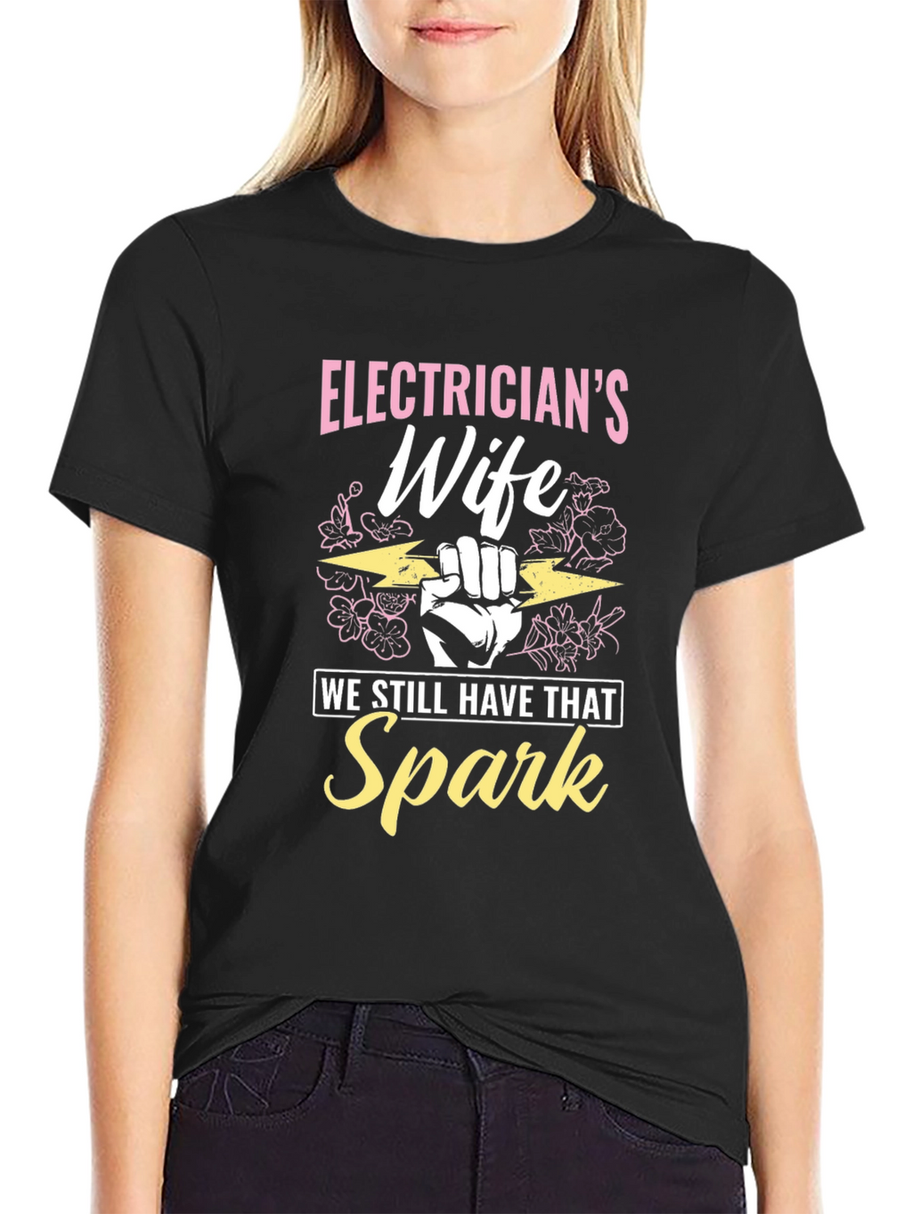Electricians Wife Spark T-Shirt