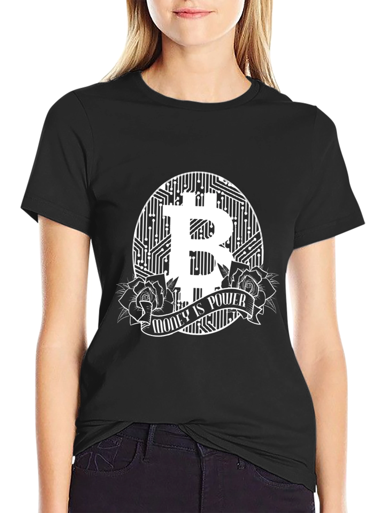 Bitcoin Money is Power Graphic T-Shirt