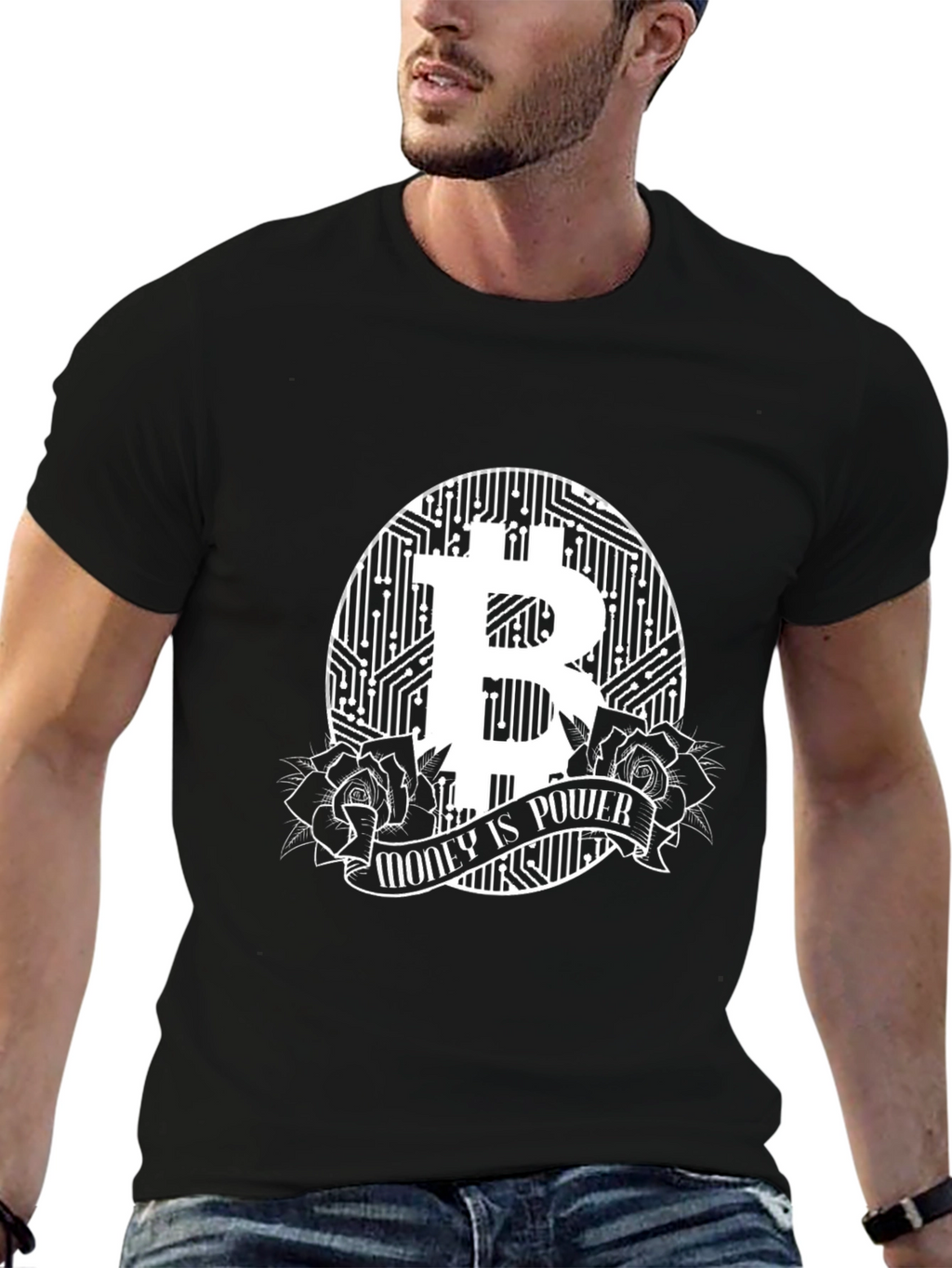 Bitcoin Money is Power Graphic T-Shirt