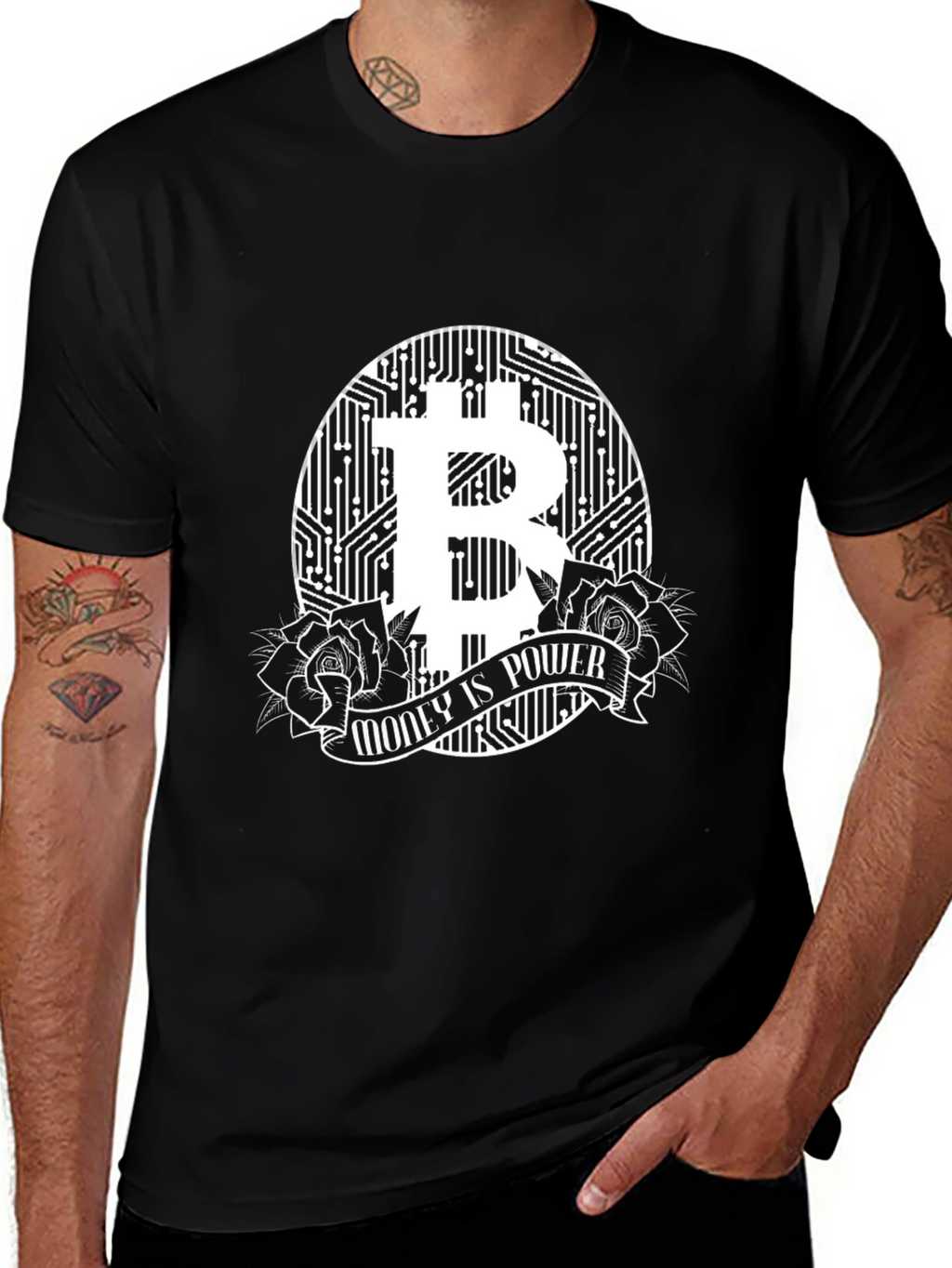 Bitcoin Money is Power Graphic T-Shirt