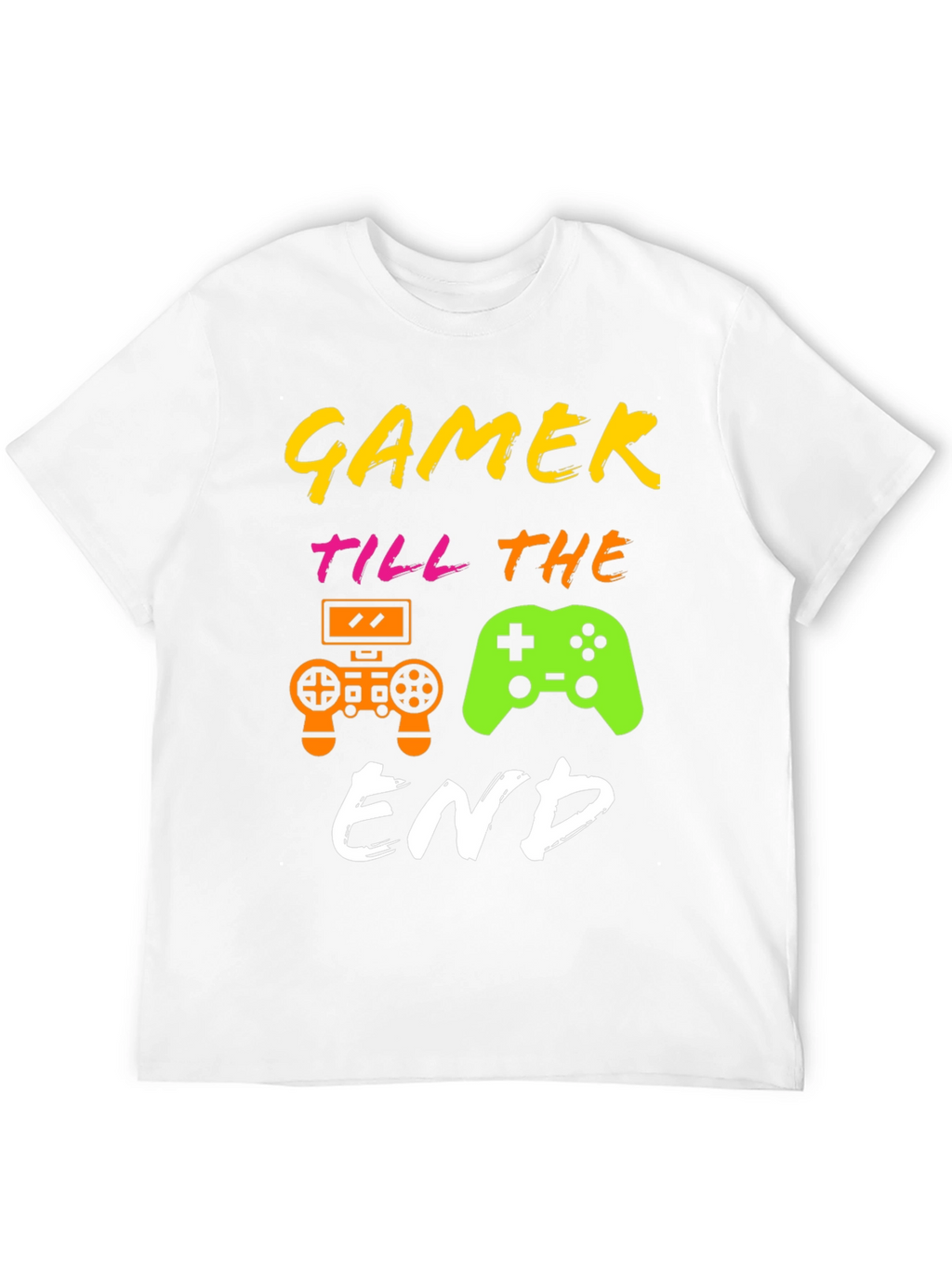 Gamer Till The End Graphic T-Shirt