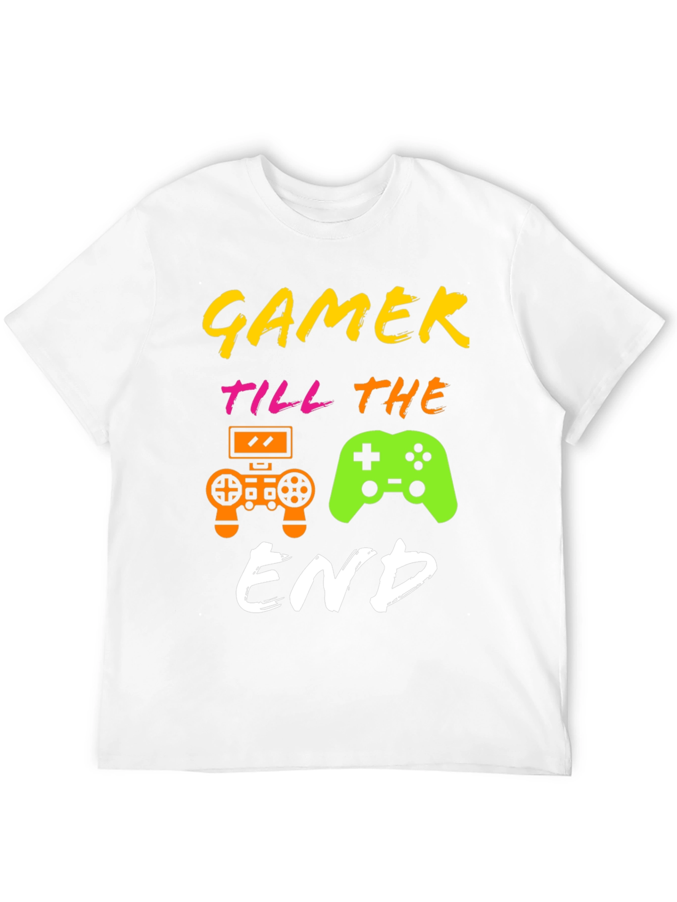 Gamer Till The End Graphic T-Shirt
