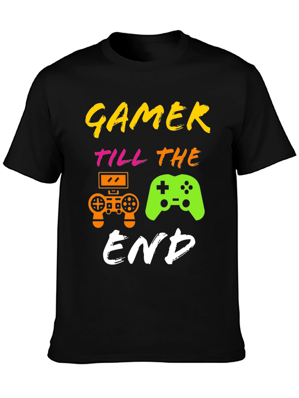 Gamer Till The End Graphic T-Shirt