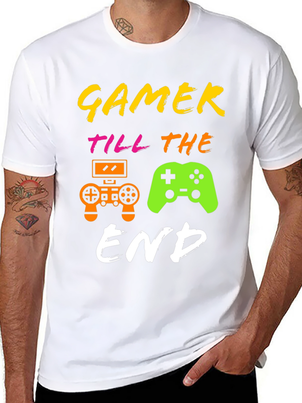 Gamer Till The End Graphic T-Shirt