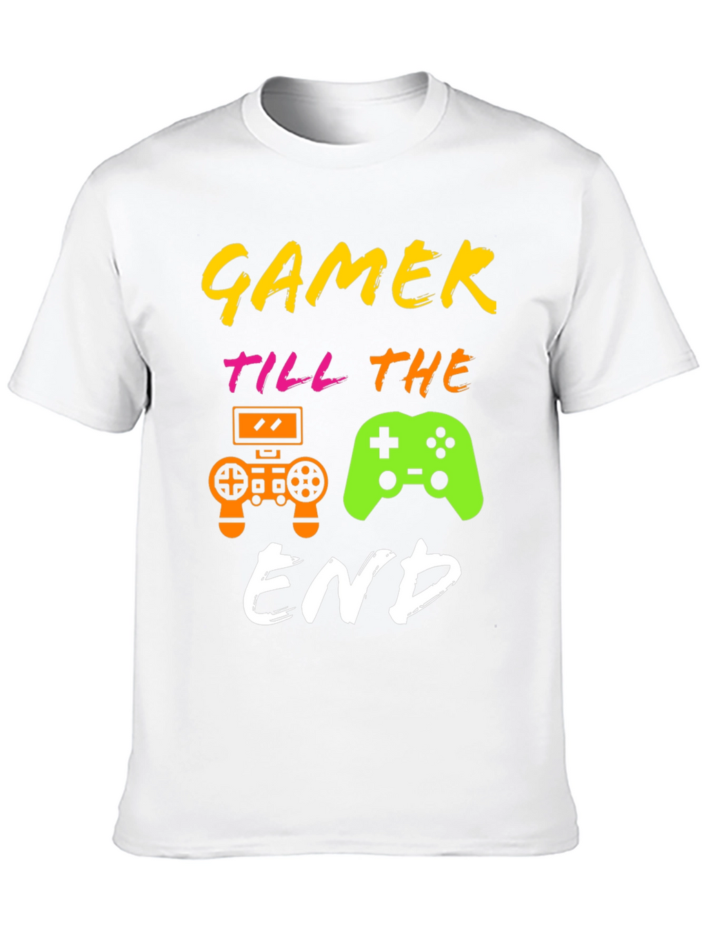 Gamer Till The End Graphic T-Shirt