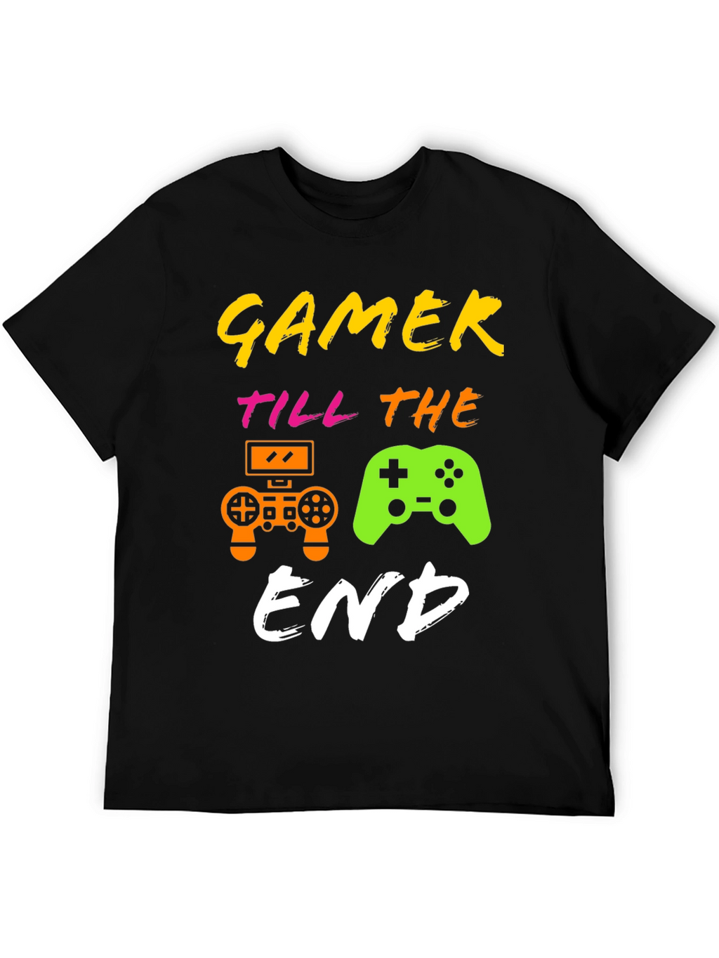Gamer Till The End Graphic T-Shirt