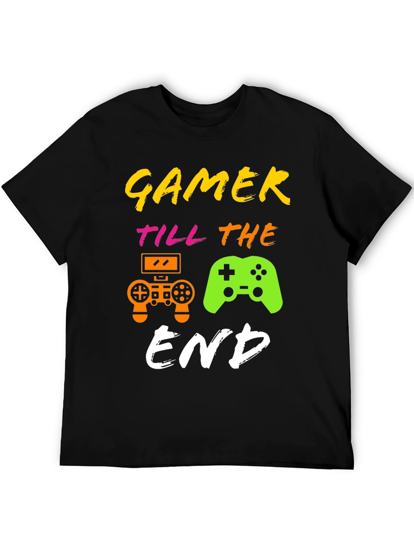 Gamer Till The End Graphic T-Shirt