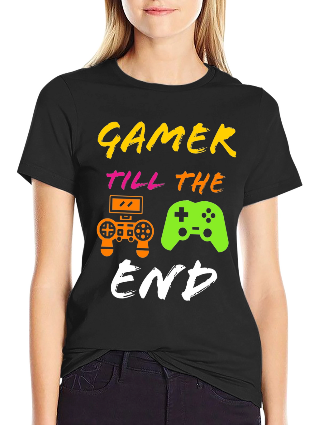 Gamer Till The End Graphic T-Shirt