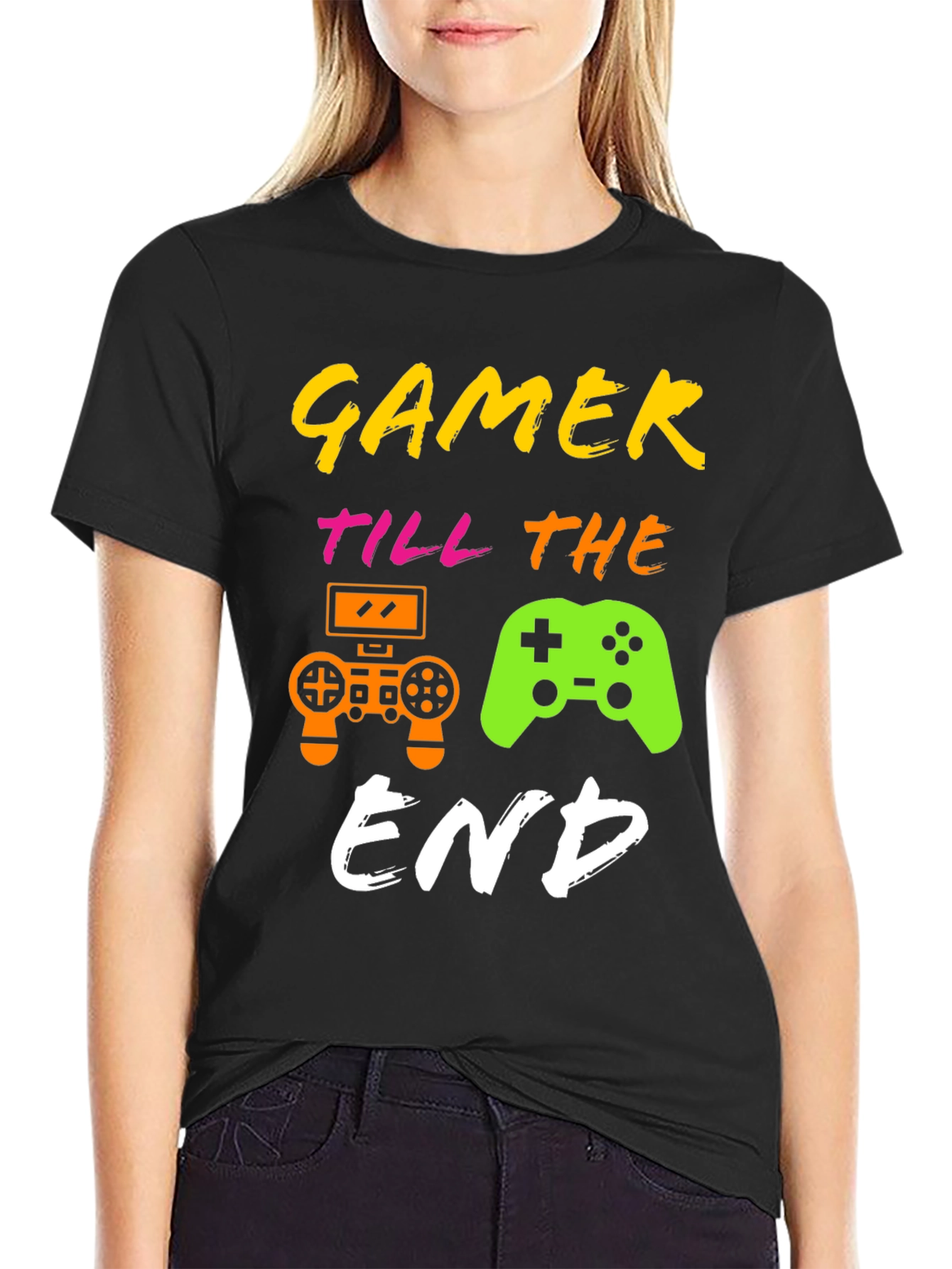 Gamer Till The End Graphic T-Shirt
