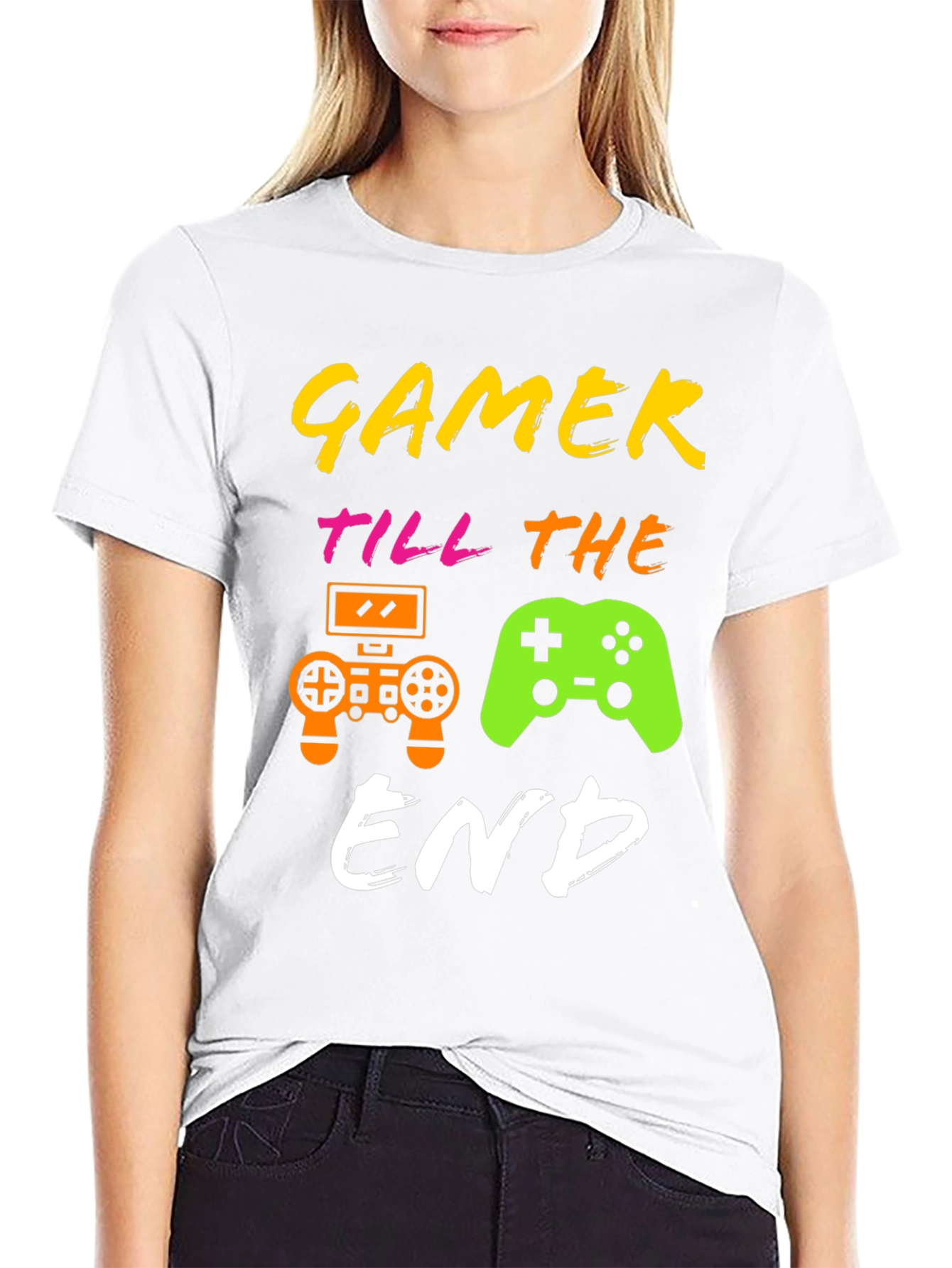 Gamer Till The End Graphic T-Shirt