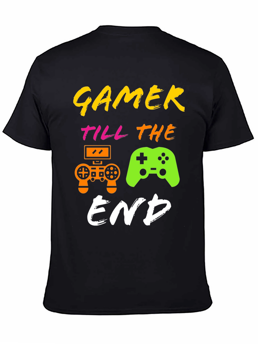 Gamer Till The End Graphic T-Shirt