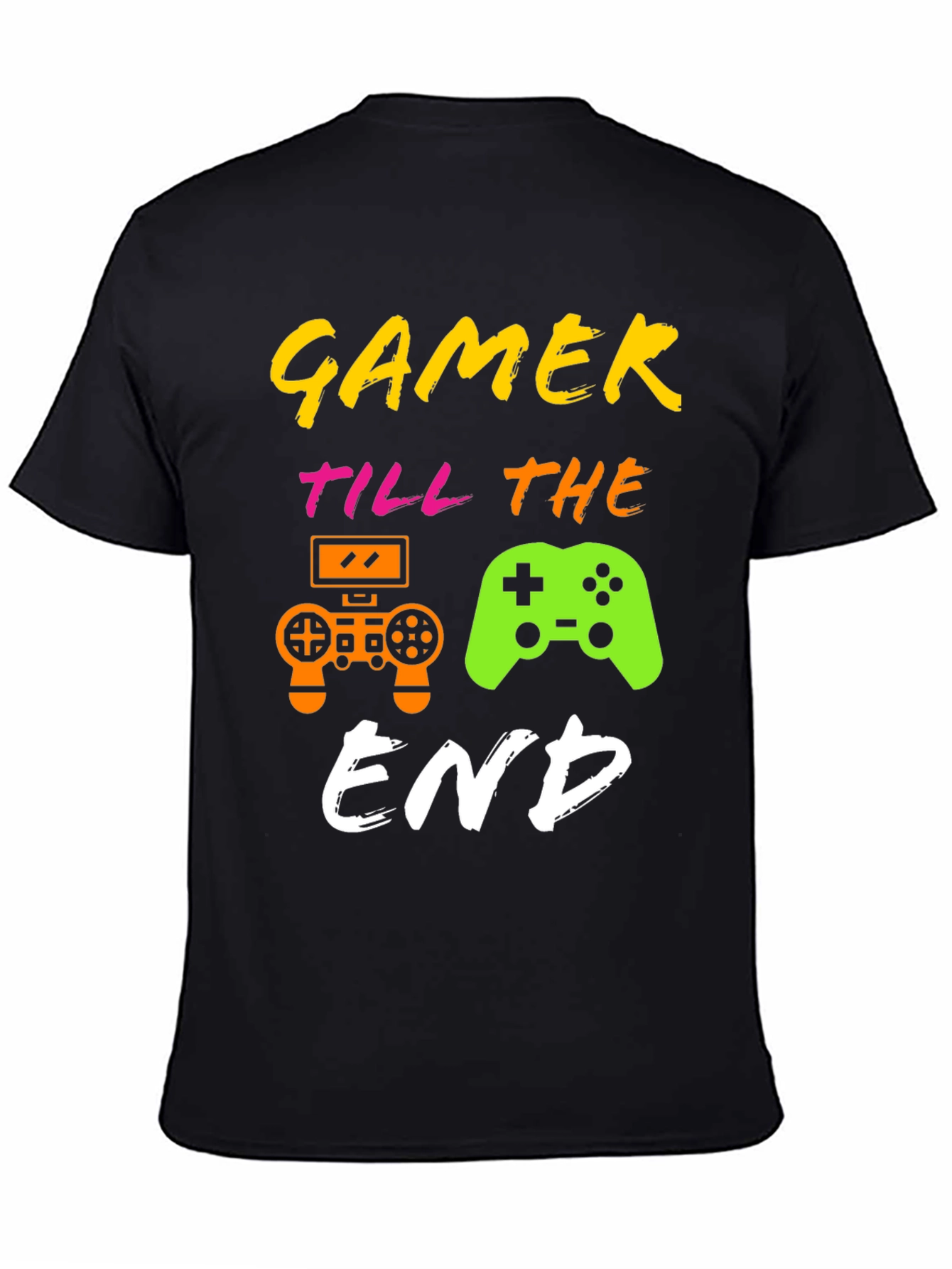 Gamer Till The End Graphic T-Shirt