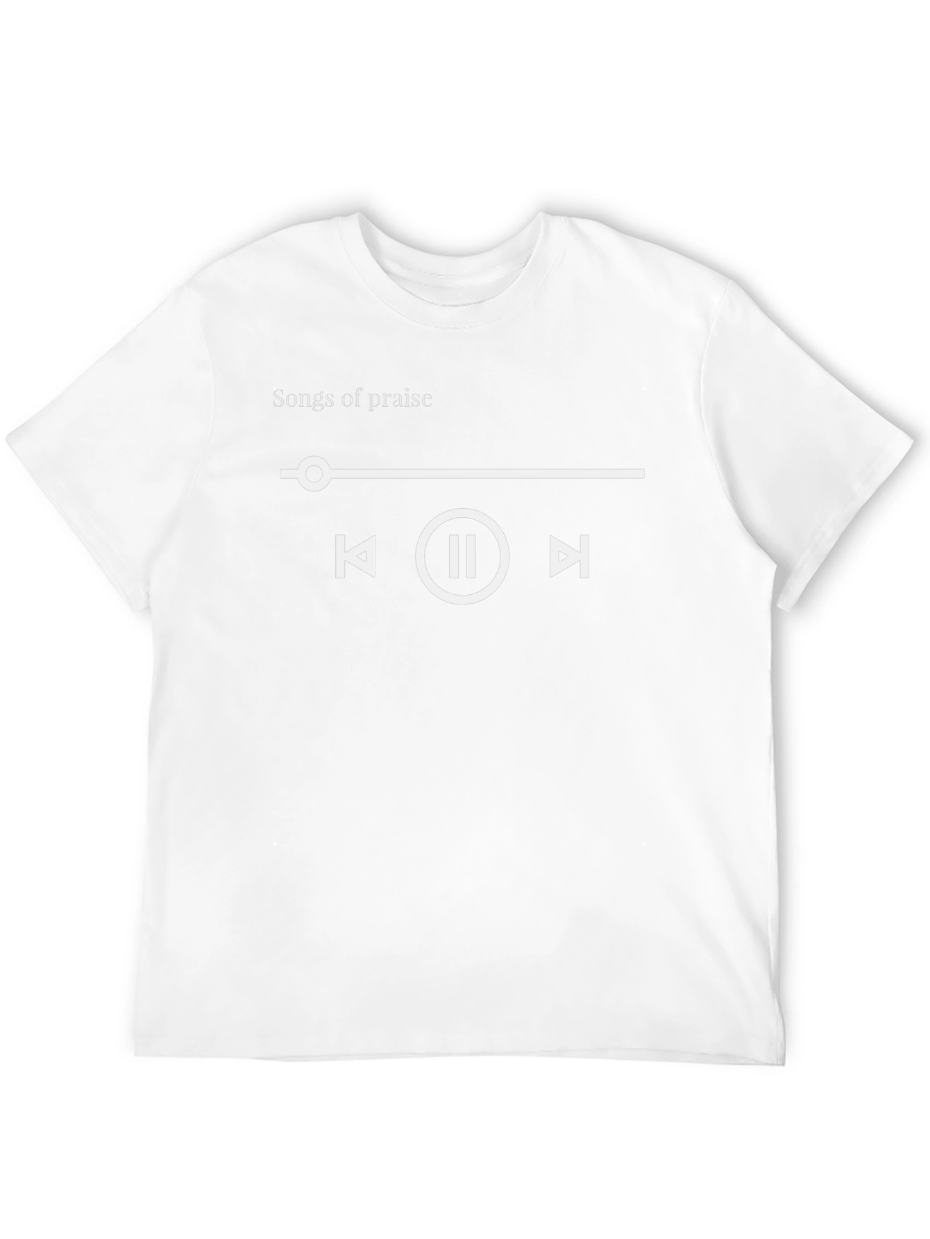 Songs of Praise Music Player Graphic T-Shirt
