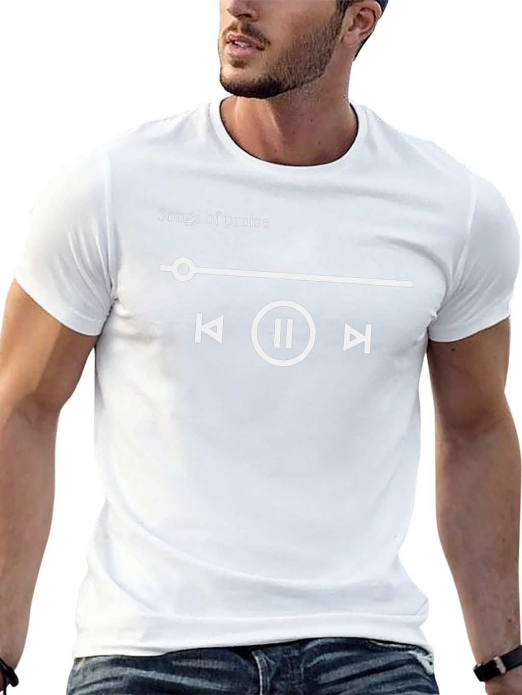Songs of Praise Music Player Graphic T-Shirt