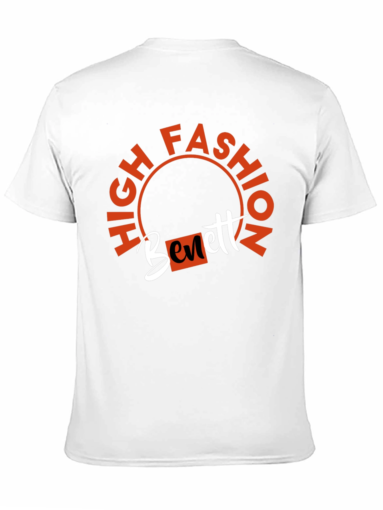 High Fashion Bennett Black Graphic Tee