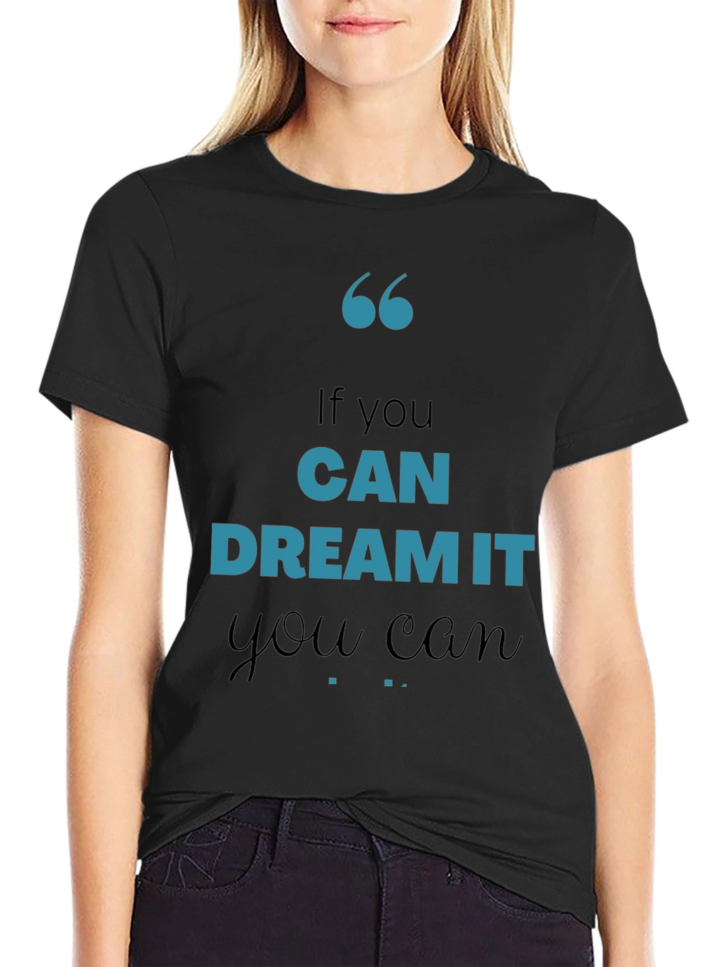Dream It Black Graphic Tee