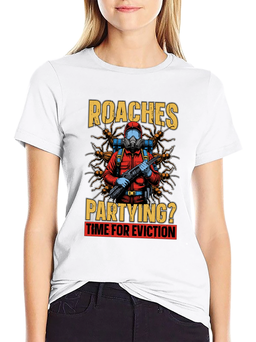 Roaches Partying? Eviction Time T-Shirt
