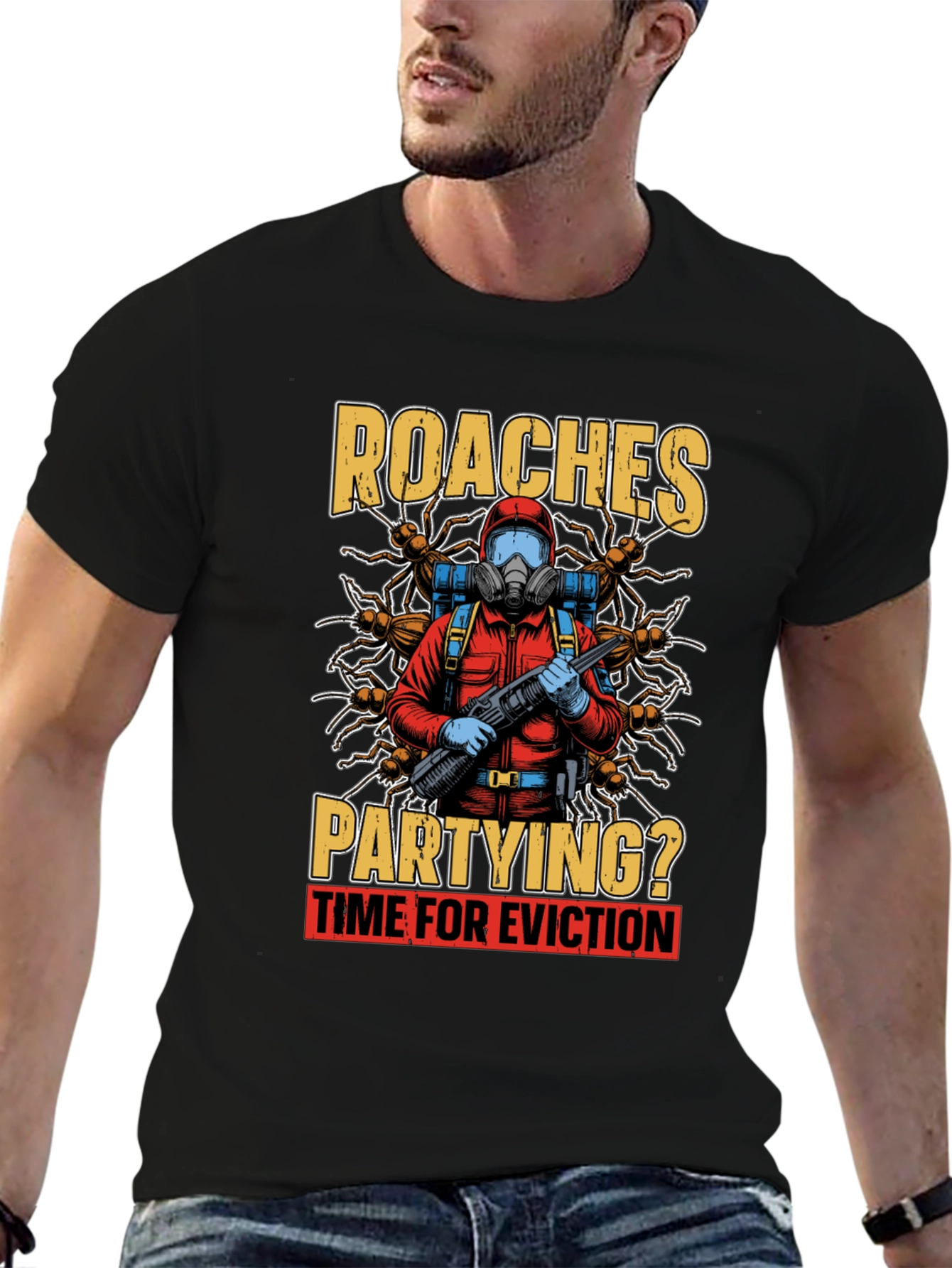 Roaches Partying? Eviction Time T-Shirt