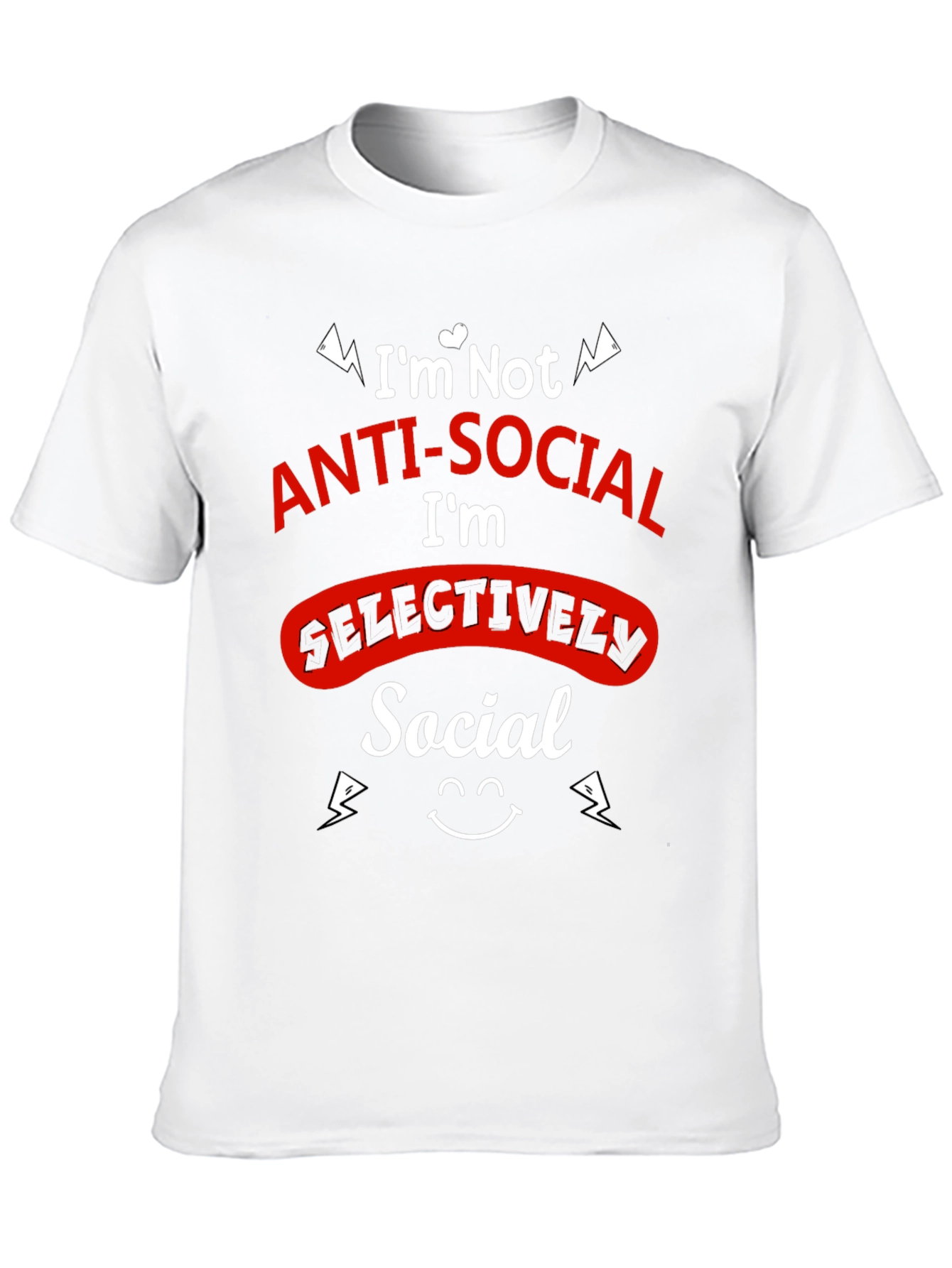 Selectively Social Graphic Tee - Black