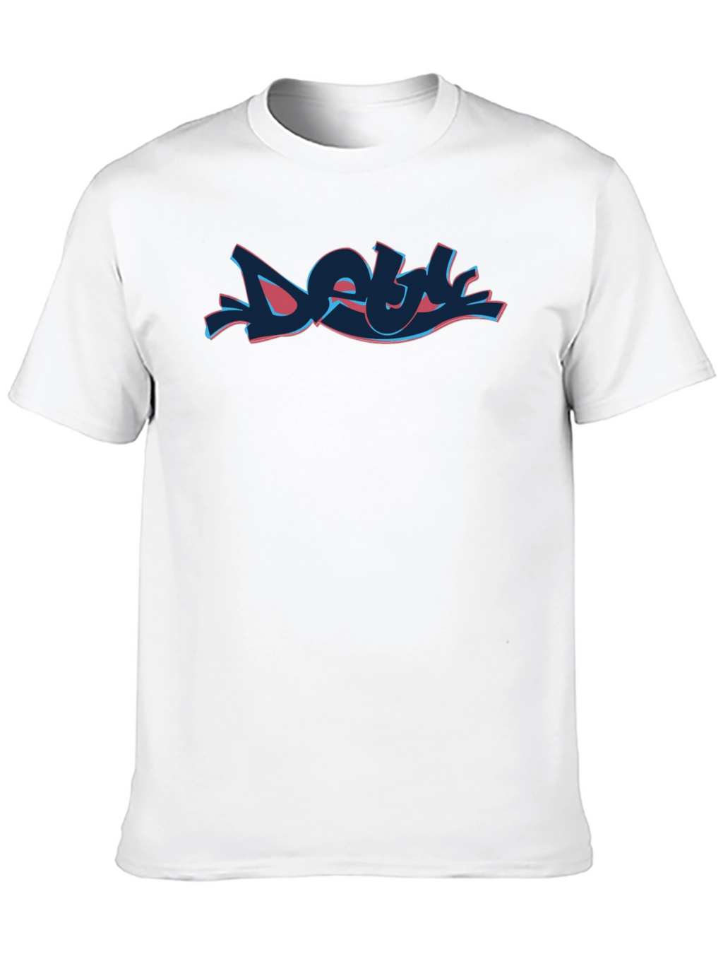 Cool Graffiti Style Black T-Shirt