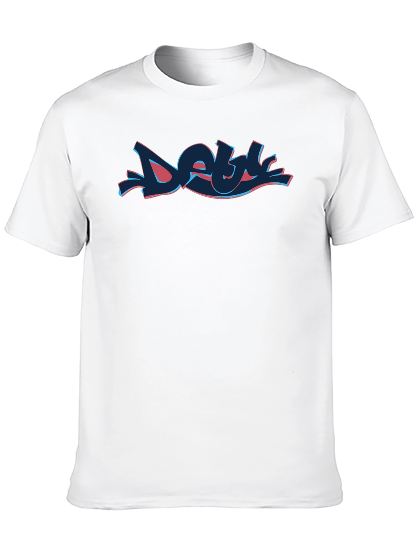 Cool Graffiti Style Black T-Shirt