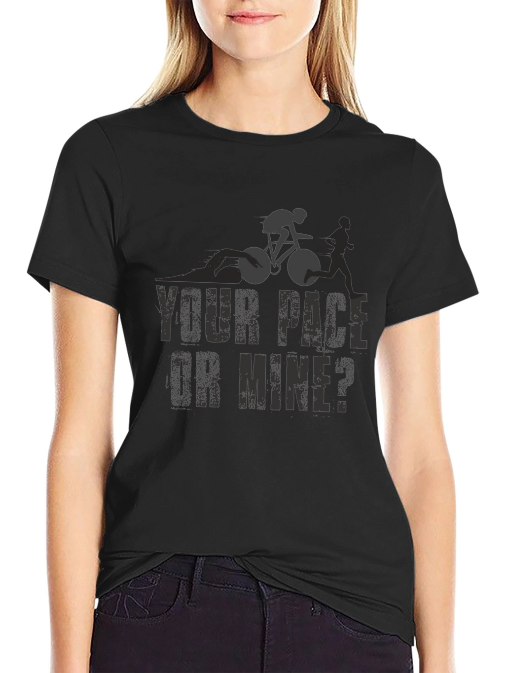 Triathlon T-Shirt: Your Pace or Mine?