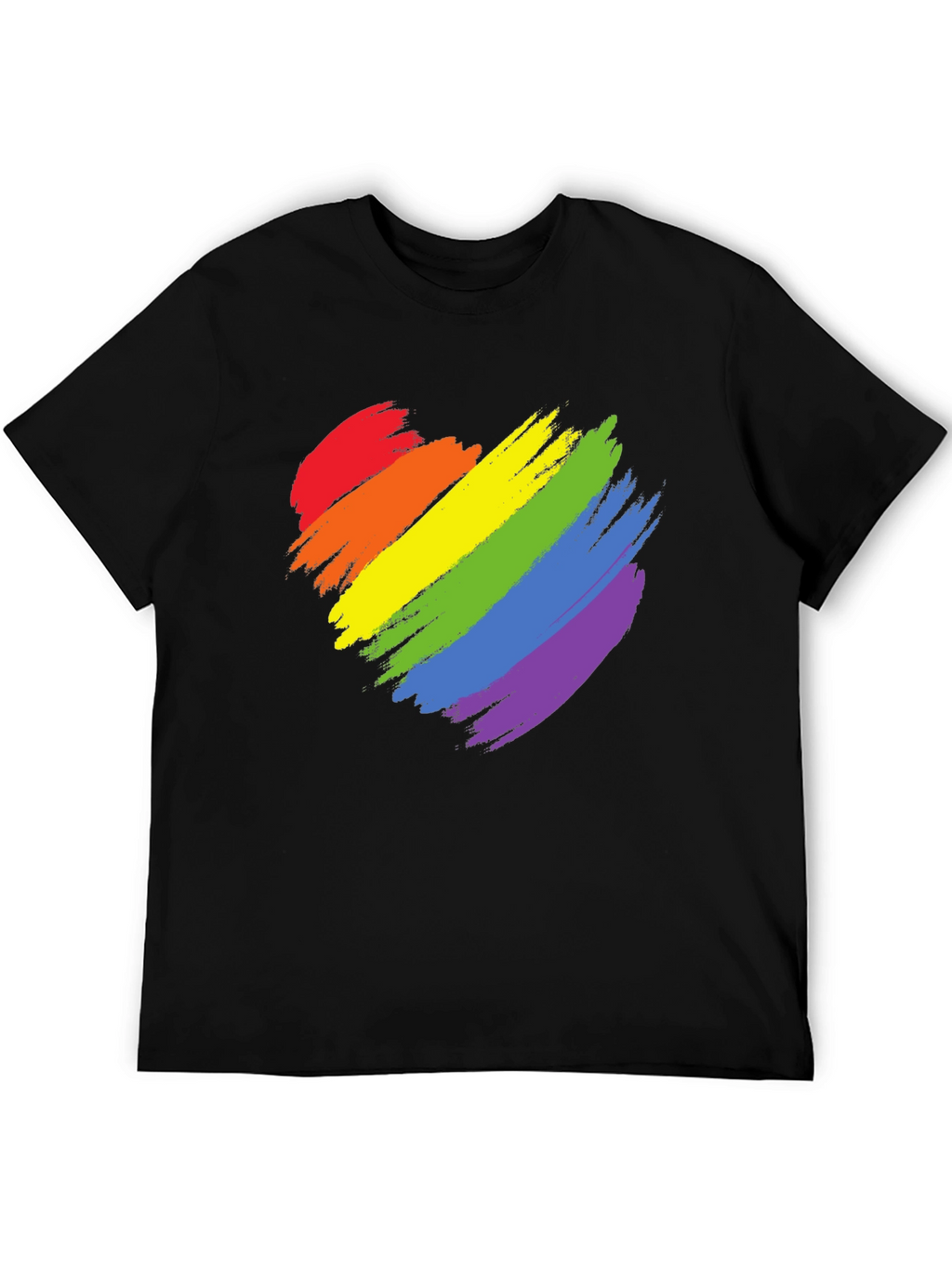 Pride Heart T-Shirt - Rainbow Love Tee